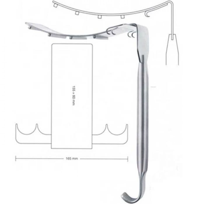 ABDOMINAL RETRACTOR SALDANHA FOR LIPOABDOMINOPLASTY – Doctor Instrument